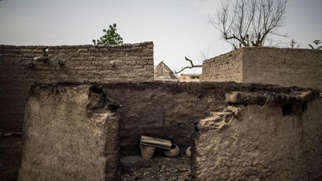 A view of a burned down hut in the destroyed Fulani village of Bare. Fulani leader Amadou Koufa has called on his “brothers” throughout West Africa to join his holy war against “non-believers”. (Marco Longari / AFP)