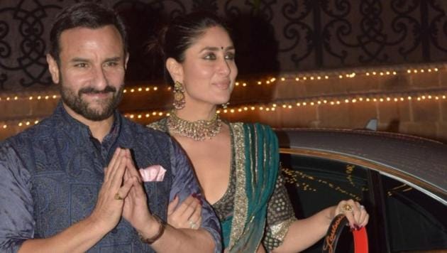 Saif Ali Khan with wife Kareena Kapoor.(IANS) Saif Ali Khan with wife Kareena Kapoor.(IANS)