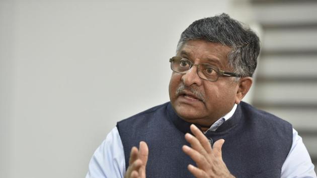 Ravi Shankar Prasad sent out a strong message saying India takes privacy seriously. (Sanjeev Verma/HT PHOTO) Ravi Shankar Prasad sent out a strong message saying India takes privacy seriously. (Sanjeev Verma/HT PHOTO)