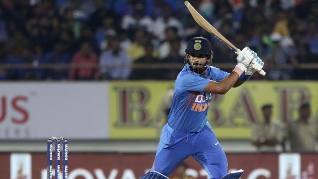 India's Shreyas Iyer plays a shot. (AP)
