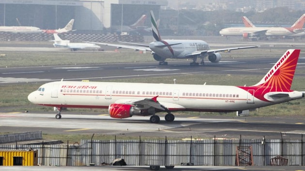 The plane had taken off from Bhubaneswar at around 5.06pm and was on its way to Mumbai, the director said. (HT file photo) The plane had taken off from Bhubaneswar at around 5.06pm and was on its way to Mumbai, the director said. (HT file photo)