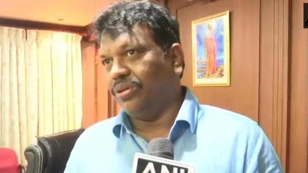 Minister for solid waste management, Michael Lobo also mentioned the political situation in Karnataka.(ANI photo)