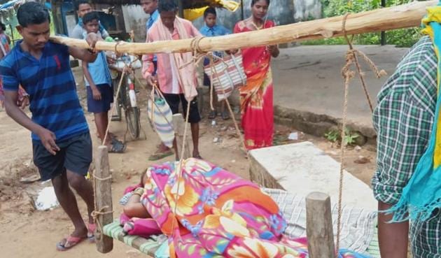 The woman was bitten by the snake when she went to a jungle near the village, said a villager.(HT Photo) The woman was bitten by the snake when she went to a jungle near the village, said a villager.(HT Photo)
