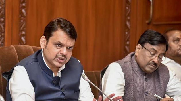 Maharashtra Chief Minister Devendra Fadnavis chairs a meeting of the ministers who had visited areas affected by unseasonal rain to take a stock of the situation, in Mumbai, Wednesday, Nov. 6, 2019. (PTI) Maharashtra Chief Minister Devendra Fadnavis chairs a meeting of the ministers who had visited areas affected by unseasonal rain to take a stock of the situation, in Mumbai, Wednesday, Nov. 6, 2019. (PTI)