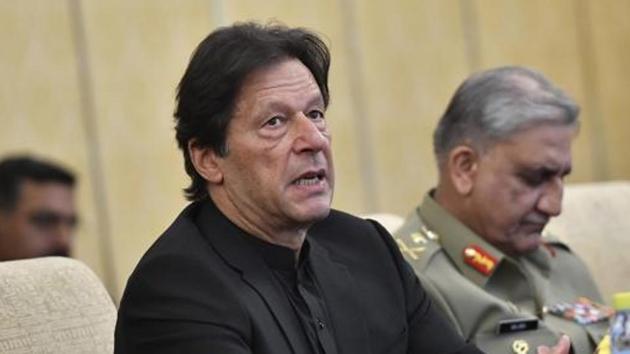 The ‘Azadi March’ in the capital is the first concerted opposition challenge that Pakistan PM Imran Khan has faced since he won the general election last year. (AP Photo) The ‘Azadi March’ in the capital is the first concerted opposition challenge that Pakistan PM Imran Khan has faced since he won the general election last year. (AP Photo)
