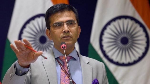 We reject the unwarranted and gratuitous comments made by Pakistan on the judgement of the Supreme Court of India, MEA spokesperson Raveesh Kumar said. (Sonu Mehta/HT PHOTO) We reject the unwarranted and gratuitous comments made by Pakistan on the judgement of the Supreme Court of India, MEA spokesperson Raveesh Kumar said. (Sonu Mehta/HT PHOTO)