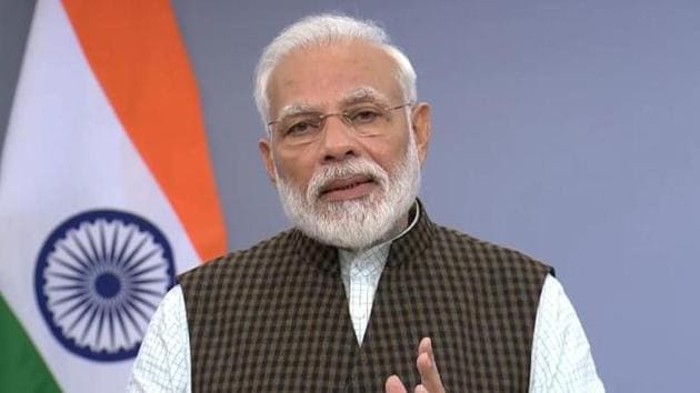 PM Narendra Modi commented on the Ayodhya verdict and opening of Kartarpur corridor on November 9(Twitter/@BJP4India) PM Narendra Modi commented on the Ayodhya verdict and opening of Kartarpur corridor on November 9(Twitter/@BJP4India)