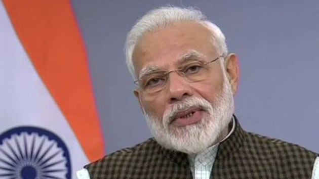 Narendra Modi addressing the nation. (ANI photo) Narendra Modi addressing the nation. (ANI photo)