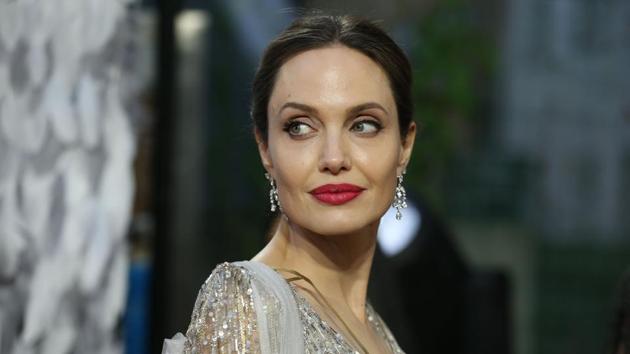 Angelina Jolie plays the powerful Thena in Marvel’s The Eternals.(AFP)