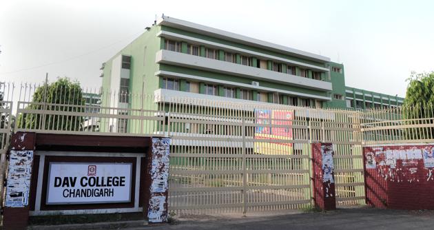 DAV College, Sector 10, in Chandigarh.(Ravi Kumar/HT)