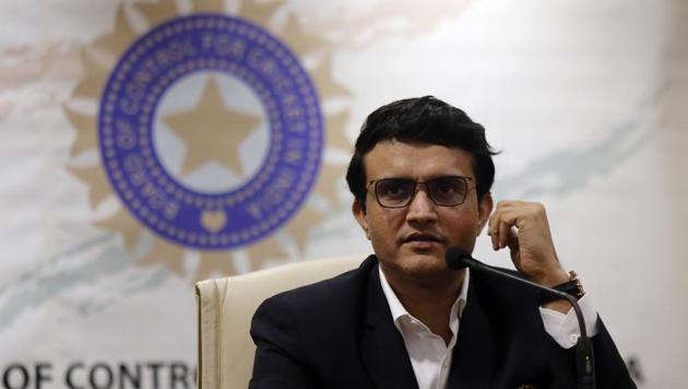 Newly-elected President of the BCCI Sourav Ganguly attends a press conference after taking charge in Mumbai. (AP) Newly-elected President of the BCCI Sourav Ganguly attends a press conference after taking charge in Mumbai. (AP)