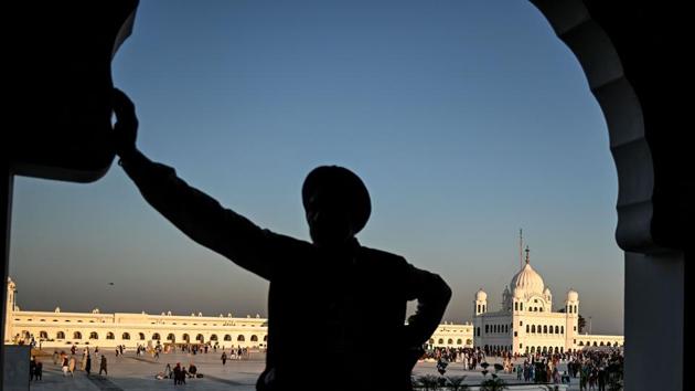 The Gurudwara Kartarpur Sahib is located across the Ravi river in Pakistan and is about four kilometres from the Dera Baba Nanak shrine in Gurdaspur district of Punjab. The agreement will allow 5,000 Indian pilgrims daily to visit Gurdwara Darbar Sahib where Guru Nanak spent last 18 years of his life. (Aamir Qureshi / AFP) 