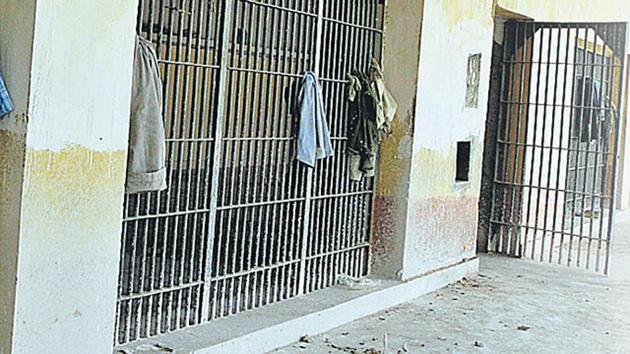 An inside view of the Tihar Jail, New Delhi. The India Justice Report 2019 gives state-wise rankings on various performance indicators of the four pillars: police, prisons, judiciary and legal aid(HT File Photo)