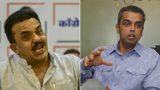 Deora’s plan for the Congress-NCP alliance was met with resistance from within his own party’s Sanjay Nirupam.(Photo: Kunal Patil (L) and Pratik Chorge (R)/ Hindustan Times)