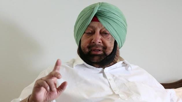 Amarinder Singh also said he hoped Pakistan would understand that India wants friendly relations with it.(Sanjeev Sharma/HT Photo)