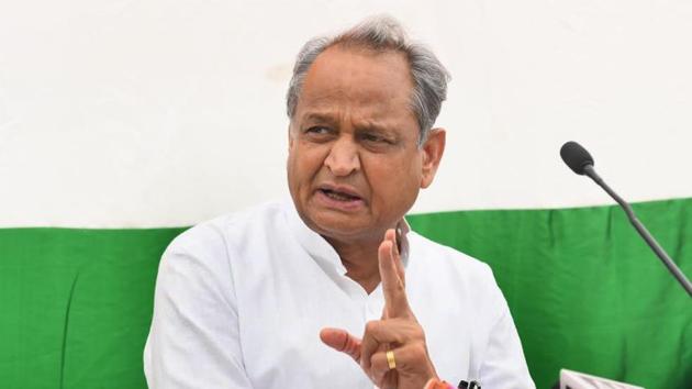 Rajasthan’s chief minister and senior party leader Ashok Gehlot is spearheading the party’s strategy on its role in formation of the government in Maharashtra. (HT Photo) Rajasthan’s chief minister and senior party leader Ashok Gehlot is spearheading the party’s strategy on its role in formation of the government in Maharashtra. (HT Photo)