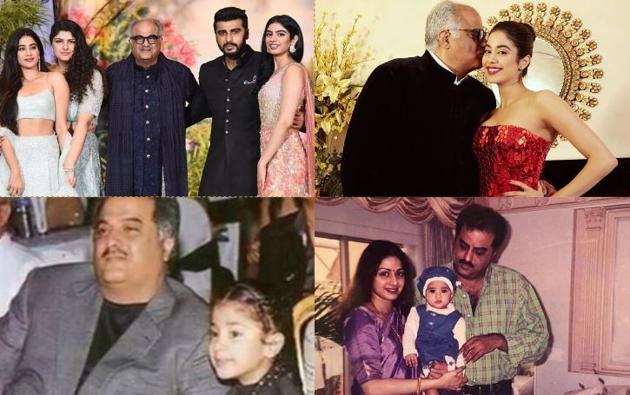 Check out Boney Kapoor's 10 best pics with the whole family.