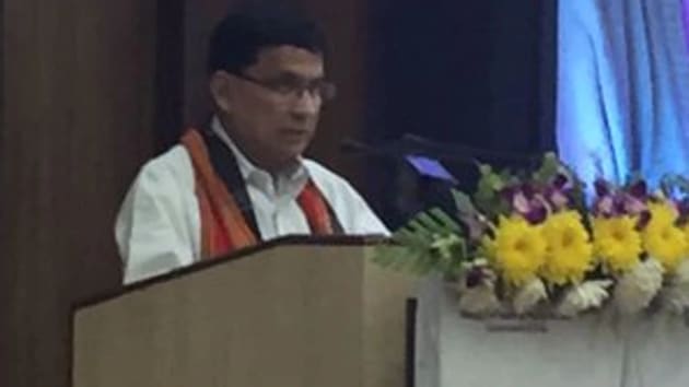 Tripura’s former public works department (PWD) minister Badal Choudhury, who was arrested last month on charges of alleged financial irregularities in construction work done almost a decade ago, was sent to four days’ police remand on Monday. (Twitter/Vaccinate4Life) Tripura’s former public works department (PWD) minister Badal Choudhury, who was arrested last month on charges of alleged financial irregularities in construction work done almost a decade ago, was sent to four days’ police remand on Monday. (Twitter/Vaccinate4Life)