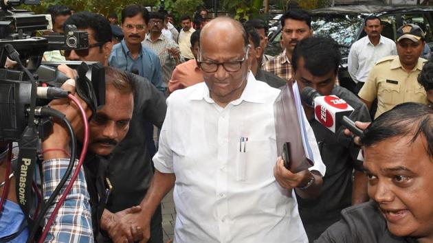 Uddhav Thackeray met NCP chief Sharad Pawar to hammer out the finer details of government formation.(PTI File Photo)