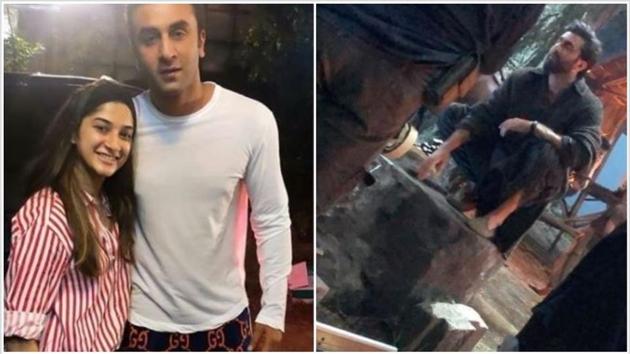 Ranbir Kapoor on the sets of Shamshera.