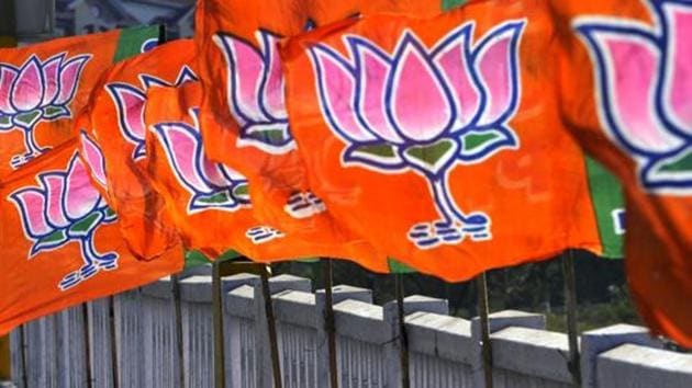 The Rs 743 crore received by the BJP is over three times more than the combined amount received in such donations by all other six national parties, including the Congress.(Nitin Kanotra/HT File Photo)