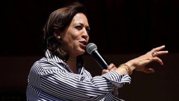 Instead of positioning herself as “the only black person on this stage”, what if Harris had called herself the only biracial among the 20 candidates in the race?(REUTERS) Instead of positioning herself as “the only black person on this stage”, what if Harris had called herself the only biracial among the 20 candidates in the race?(REUTERS)