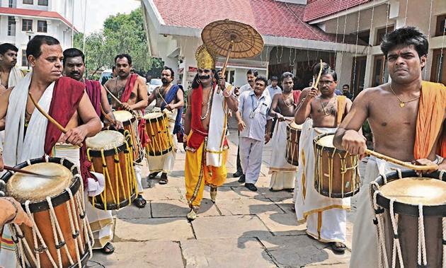 On Onam, Malayalis celebrate the annual return of good king Mahabali.(Sonu Mehta/Hindustan Times) On Onam, Malayalis celebrate the annual return of good king Mahabali.(Sonu Mehta/Hindustan Times)
