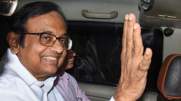 A Delhi court extended the judicial custody of former union minister P Chidambaram till November 27 in the INX Media money laundering case being probed by the Enforcement Directorate.(PTI Photo)