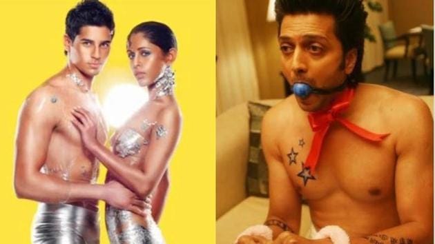 Sidharth Malhotra and Riteish Deshmukh take a dig at each other by sharing their previous projects.