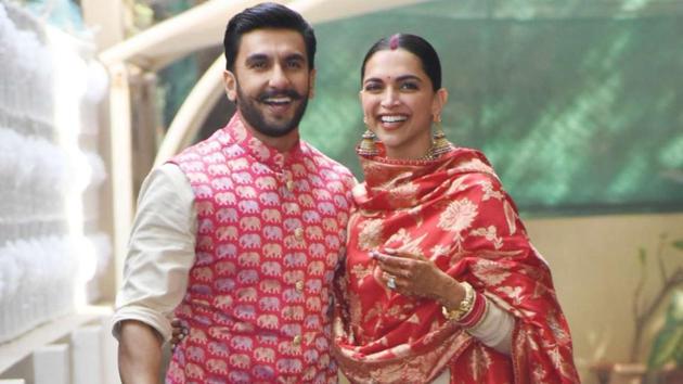Deepika Padukone and Ranveer Singh together. (HT Photo) Deepika Padukone and Ranveer Singh together. (HT Photo)