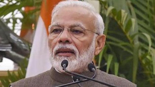Prime Minister Narendra Modi on Thursday paid tribute to India’s first prime minister Jawaharlal Nehru on his birth anniversary.(PTI)