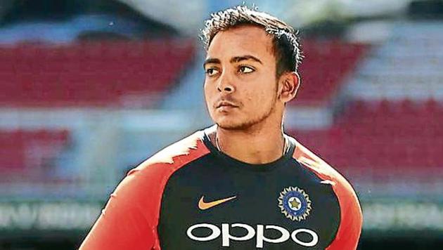 Prithvi Shaw was handed a backdated eight-month suspension in July by the BCCI for failing a dope test(Getty Images)