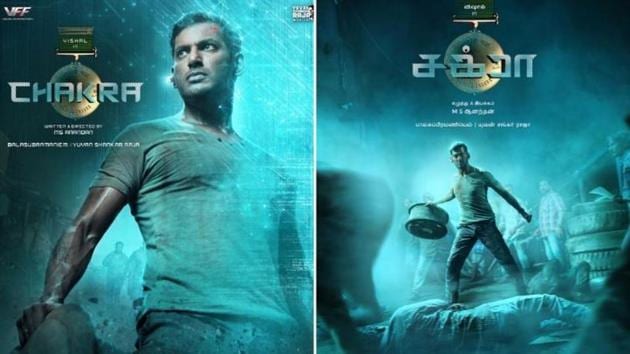 First-look posters of Chakra was unveiled on Friday.
