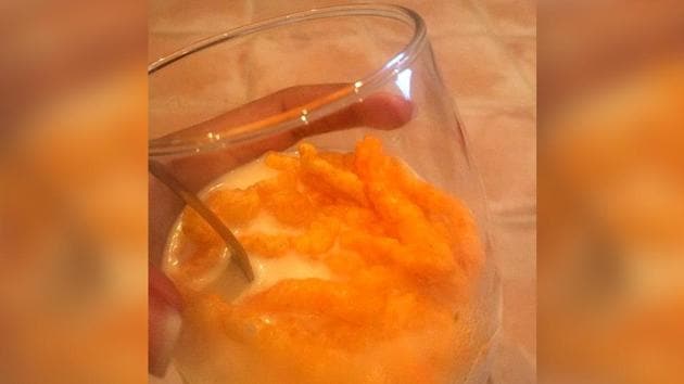 Kurkure milkshake is the latest weird food that irked Twitter. (Twitter/@Sahil_Adhikaari) Kurkure milkshake is the latest weird food that irked Twitter. (Twitter/@Sahil_Adhikaari)
