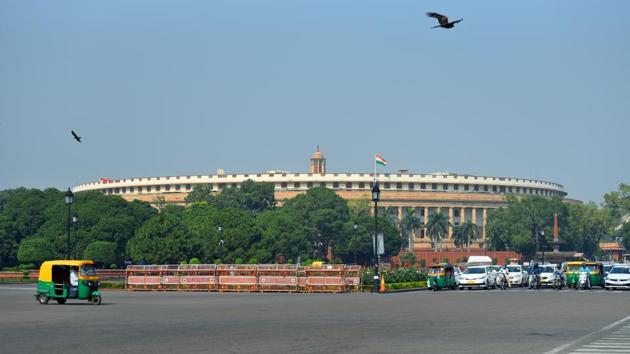 The Winter Session will begin on Monday and is scheduled to go on until December 13. (Amal KS/HT PHOTO) The Winter Session will begin on Monday and is scheduled to go on until December 13. (Amal KS/HT PHOTO)
