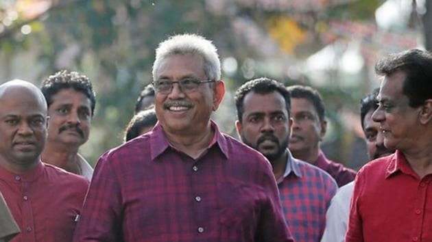 Gotabaya Rajapaksa has been elected president in Sri Lanka.(REUTERS) Gotabaya Rajapaksa has been elected president in Sri Lanka.(REUTERS)
