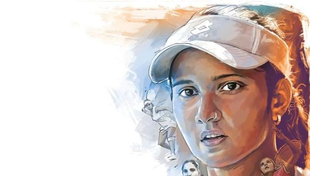 Sania Mirza in 2004 was awarded the Arjuna Award and a year later was named the WTA Newcomer of the Year.(ILLUSTRATION: Unnikrishnan)