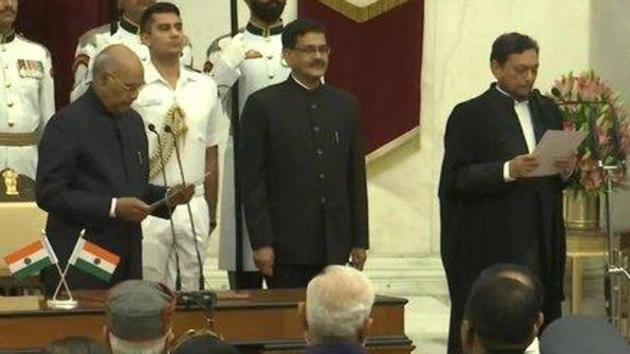 Sharad Arvind Bobde has taken oath as the new Chief Justice of India. (Photo: ANI) Sharad Arvind Bobde has taken oath as the new Chief Justice of India. (Photo: ANI)