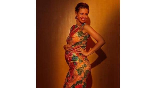 Kalki looked like a rainbow in the night in this gorgeous multi-coloured gown by Rudrakh Dwivedi which she wore at the Vogue Women of the Year Awards. (Instagram) Kalki looked like a rainbow in the night in this gorgeous multi-coloured gown by Rudrakh Dwivedi which she wore at the Vogue Women of the Year Awards. (Instagram)