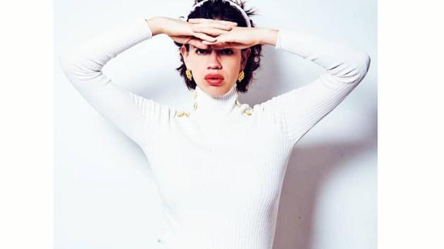 Kalki is choosing style and comfort, as she did with this simple, turtle-necked outfit from the high-street store, Zara. (Instagram) Kalki is choosing style and comfort, as she did with this simple, turtle-necked outfit from the high-street store, Zara. (Instagram)