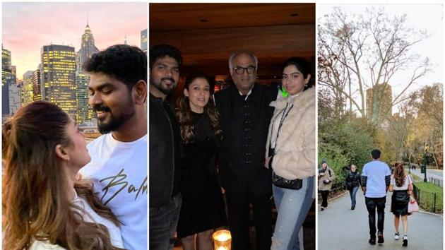 Nayanthara spent her birthday with boyfriend Vignesh Shivn in New York. (Varinder Chawla) Nayanthara spent her birthday with boyfriend Vignesh Shivn in New York. (Varinder Chawla)