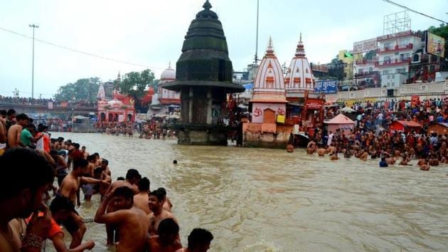 Har Ki Pauri in Haridwar. (HT Photo) Har Ki Pauri in Haridwar. (HT Photo)