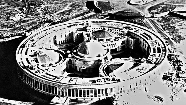 One of the earliest available images of the Parliament House, clicked in 1931.(Alamy stock photo)