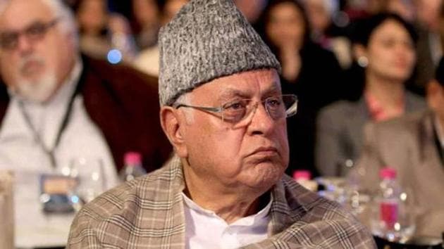 Former J&K Chief Minister Dr Farooq Abdullah was detained and placed under house arrest soon after Article 370 was nullified.(HT FILE Photo)