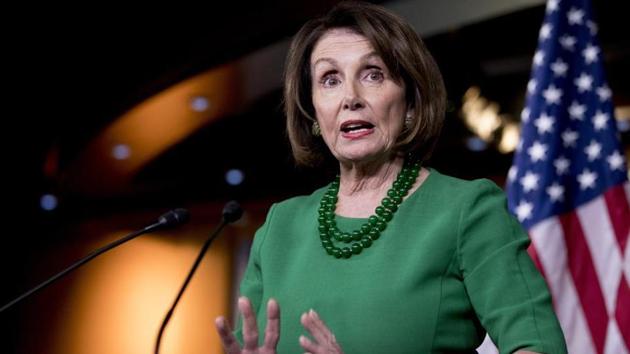 House Speaker Nancy Pelosi of Calif., speaks at a news conference on the House impeachment inquiry into President Donald Trump on Capitol Hill in Washington, Tuesday, Oct. 15, 2019. (AP Photo/Andrew Harnik) (AP photo) House Speaker Nancy Pelosi of Calif., speaks at a news conference on the House impeachment inquiry into President Donald Trump on Capitol Hill in Washington, Tuesday, Oct. 15, 2019. (AP Photo/Andrew Harnik) (AP photo)