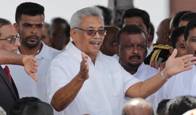 Gotabaya ran a strongly Sinhala nationalist campaign, and his promises of security resonated with Sinhala voters, who remembered the key role Gotabaya played as defence secretary in the 2009 military victory over the separatist Tamil Tigers(AP)
