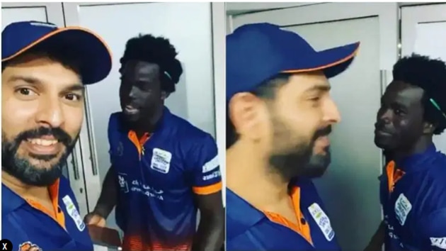 Yuvraj had a lot of fun with Walton(Yuvraj Singh, Twitter)