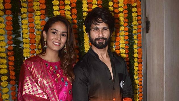 Shahid Kapoor says wife Mira Rajput doesn’t feel the need to change and adjust.(Varinder Chawla)