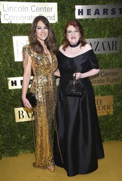 Actress Elizabeth Hurley, left, and Harper's Bazaar editor-in-chief Glenda Bailey arrive at The Lincoln Center Corporate Fund Fashion Gala honoring Leonard A. Lauder at Alice Tully Hall, Monday, Nov. 18, 2019, in New York. (Photo by Evan Agostini/Invision/AP) (Evan Agostini/Invision/AP) Actress Elizabeth Hurley, left, and Harper's Bazaar editor-in-chief Glenda Bailey arrive at The Lincoln Center Corporate Fund Fashion Gala honoring Leonard A. Lauder at Alice Tully Hall, Monday, Nov. 18, 2019, in New York. (Photo by Evan Agostini/Invision/AP) (Evan Agostini/Invision/AP)
