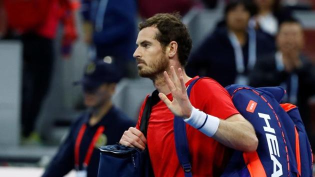 Britain's Andy Murray during the China Open. (REUTERS) Britain's Andy Murray during the China Open. (REUTERS)